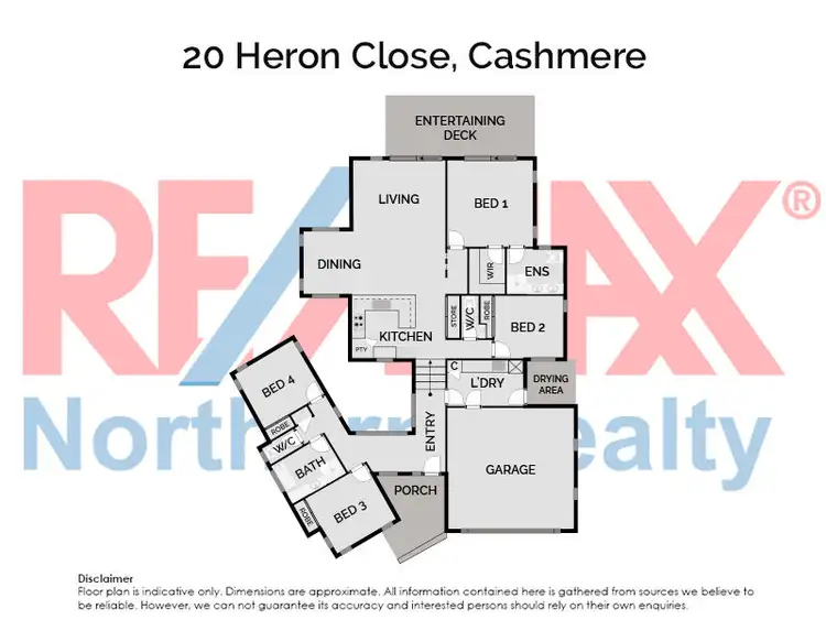 Floorplan of Homely house listing, 20 Heron Close, Cashmere QLD 4500