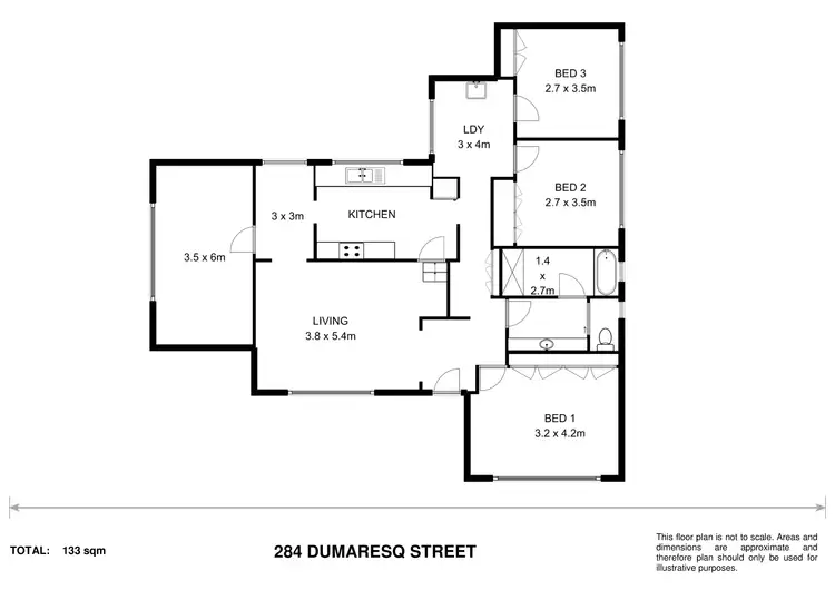 Floorplan of Homely house listing, 284 Dumaresq Street, Armidale NSW 2350