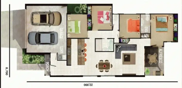 Floorplan of Homely house listing, 26 Cavill Way, Narangba QLD 4504