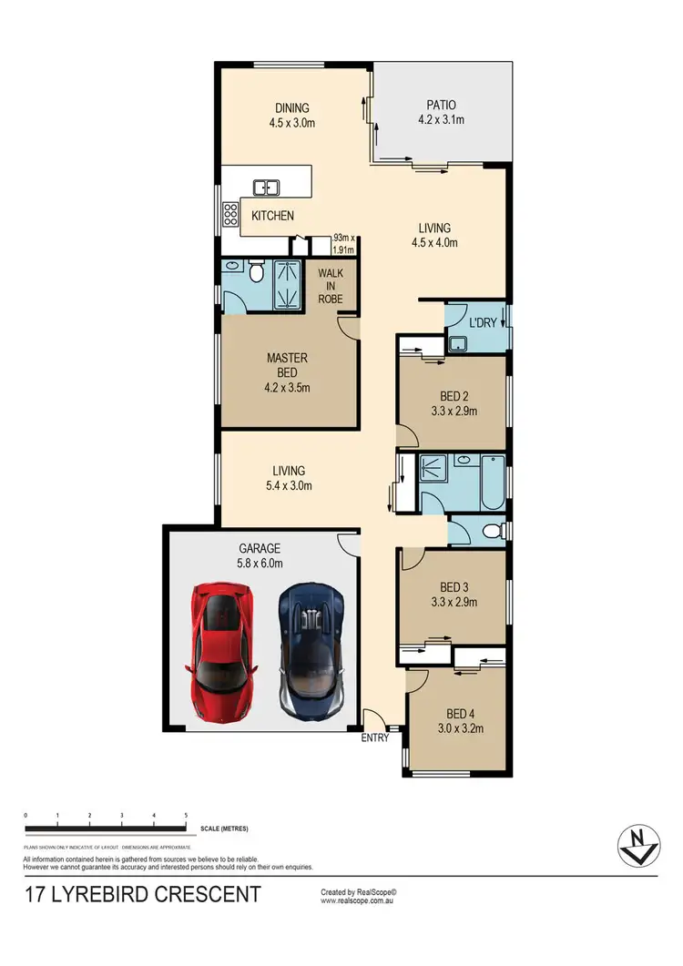 Floorplan of Homely house listing, 17 Lyrebird Crescent, Upper Kedron QLD 4055