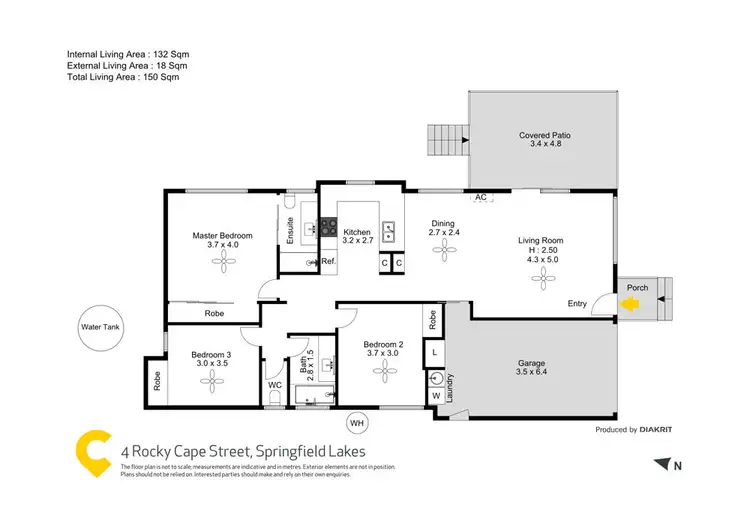 Floorplan of Homely house listing, 4 Rocky Cape Street, Springfield Lakes QLD 4300