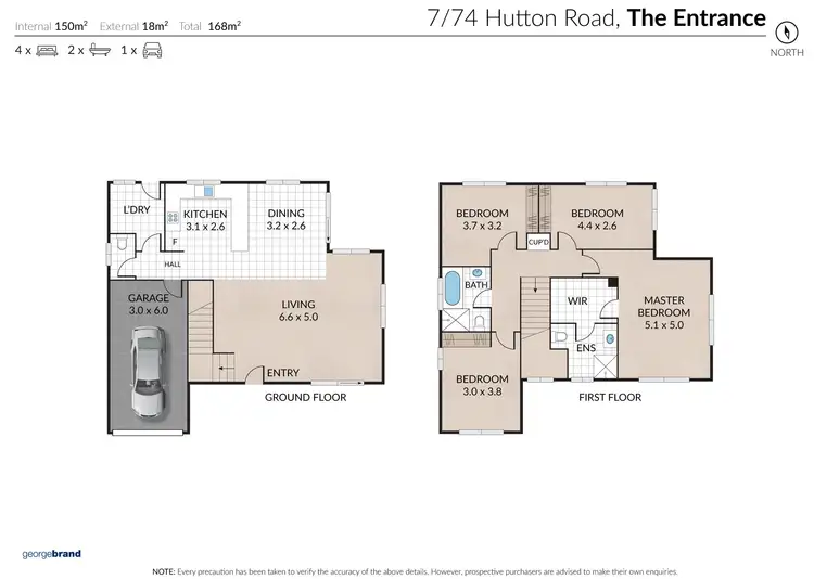 Floorplan of Homely house listing, 7/74 Hutton Road, The Entrance North NSW 2261