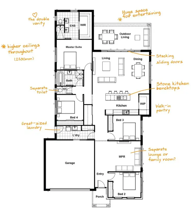 Floorplan of Homely house listing, 7 Tallowwood Street, Caboolture South QLD 4510