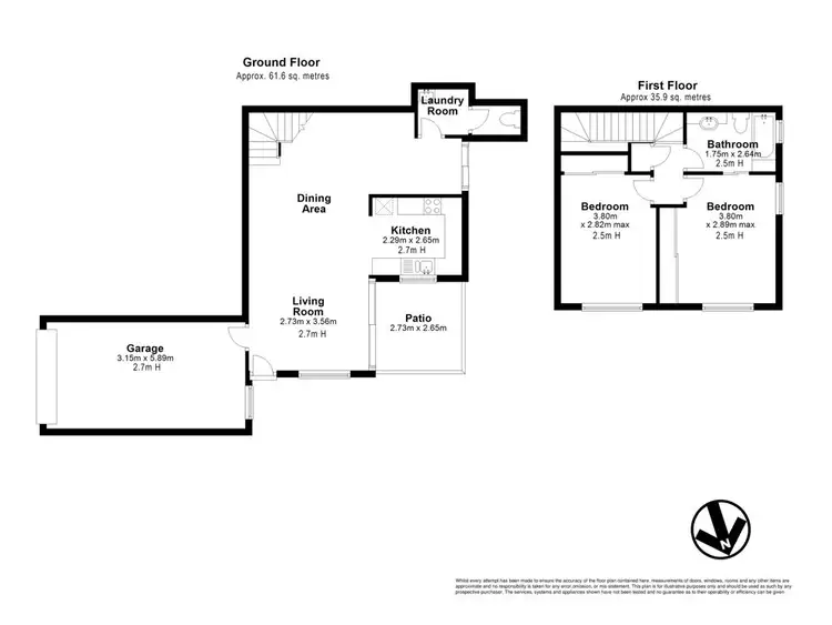 Floorplan of Homely unit listing, 3/36 Rodway Street, Zillmere QLD 4034