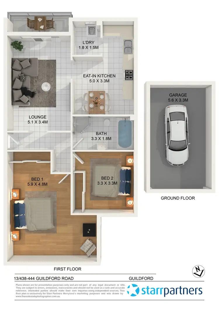 Floorplan of Homely unit listing, 13/438-444 Guildford Road (Archive 1), Guildford NSW 2161
