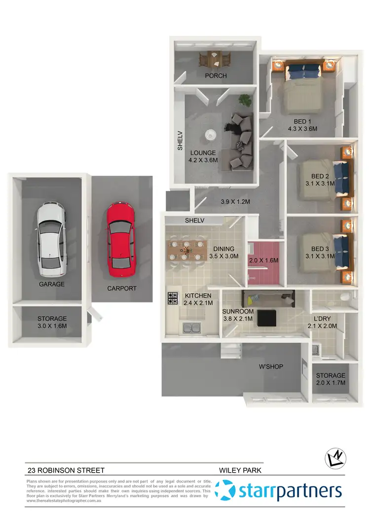 Floorplan of Homely house listing, 23 Robinson Street, Wiley Park NSW 2195