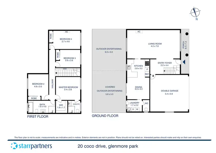 Floorplan of Homely house listing, 20 Coco Drive, Glenmore Park NSW 2745