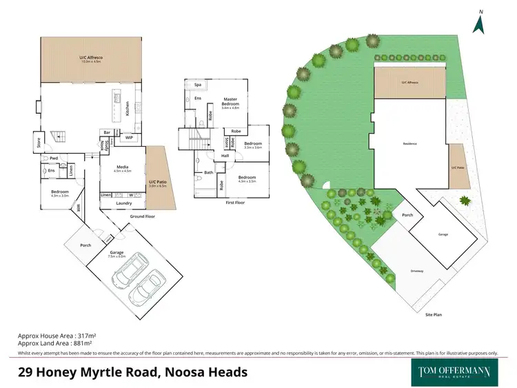 Floorplan of Homely house listing, 29 Honey Myrtle Road, Noosa Heads QLD 4567