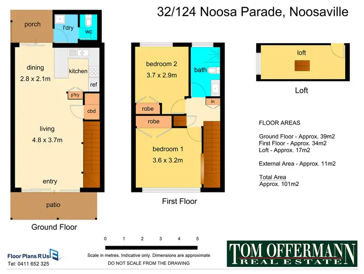 Floorplan of Homely unit listing, 32/124 Noosa Parade, Noosaville QLD 4566