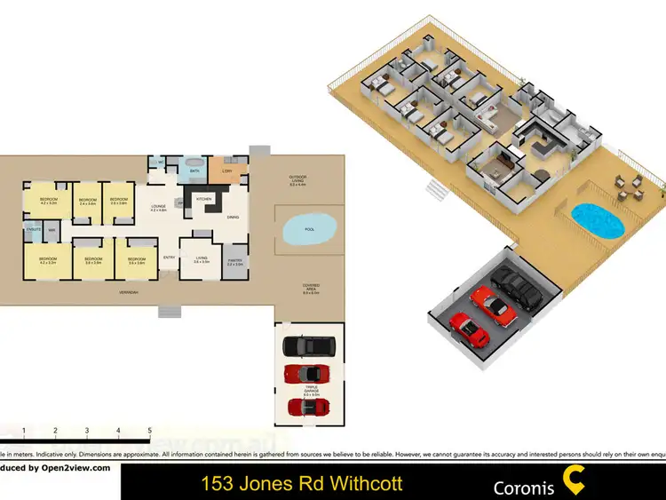 Floorplan of Homely house listing, 153 Jones Road, Withcott QLD 4352