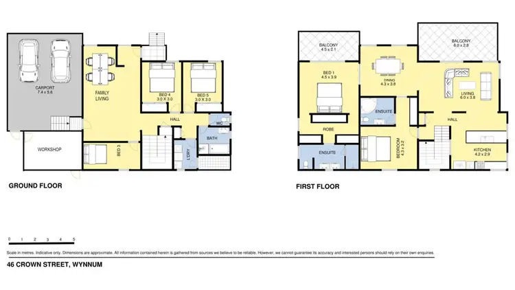 Floorplan of Homely house listing, 46 Crown Street, Wynnum QLD 4178
