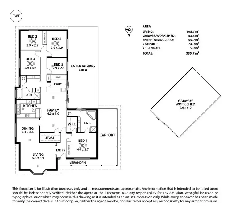 Floorplan of Homely house listing, 15 Boronia Court, Mount Barker SA 5251
