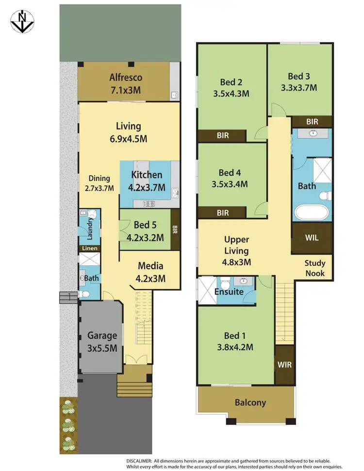 Floorplan of Homely house listing, 61 Govetts Street, The Ponds NSW 2769