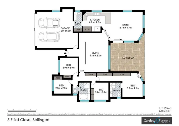 Floorplan of Homely house listing, 5 Elliot Close, Bellingen NSW 2454