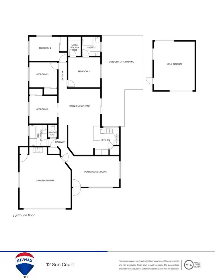 Floorplan of Homely house listing, 12 Sun Court, Calliope QLD 4680
