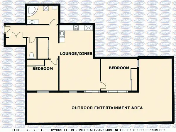 Floorplan of Homely unit listing, 1/56 Stanley Terrace, Taringa QLD 4068