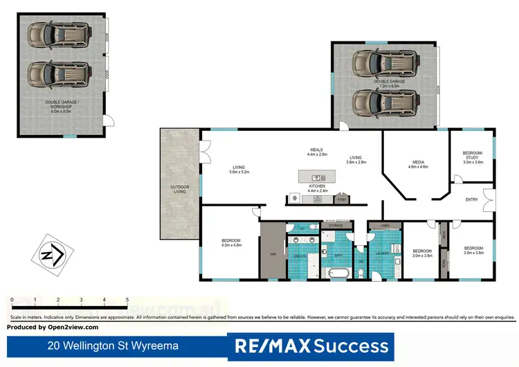 Floorplan of Homely house listing, 20 Wellington Street, Wyreema QLD 4352