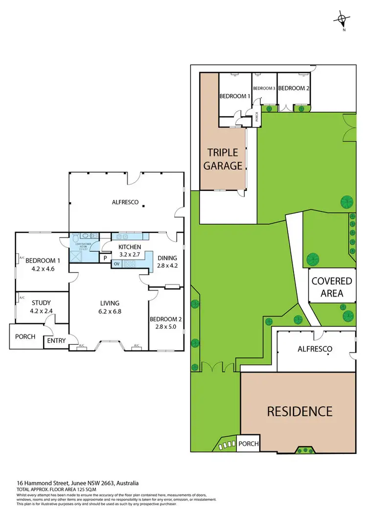 Floorplan of Homely house listing, 16 Hammond St, Junee NSW 2663