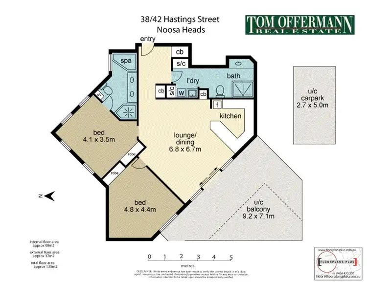 Floorplan of Homely unit listing, 38/42 Hastings Street, Noosa Heads QLD 4567