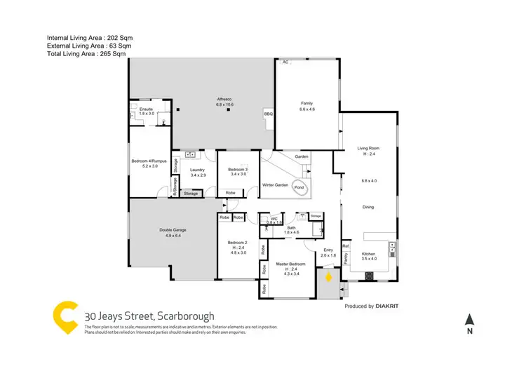 Floorplan of Homely house listing, 30 Jeays Street, Scarborough QLD 4020
