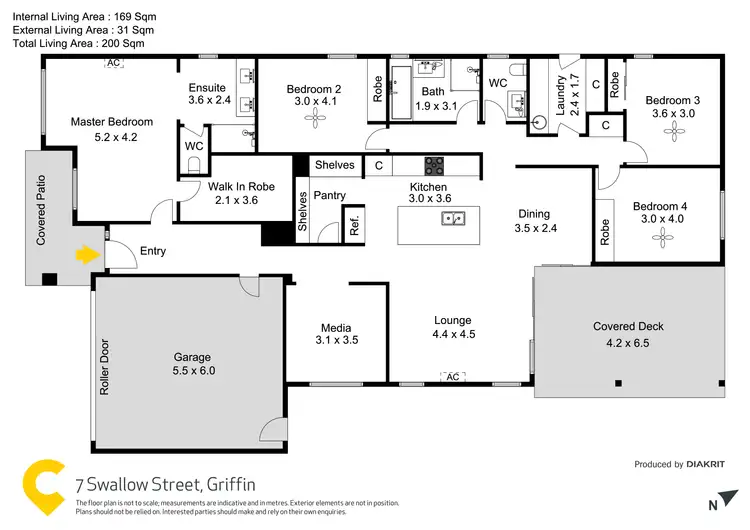 Floorplan of Homely house listing, 7 Swallow Street, Griffin QLD 4503