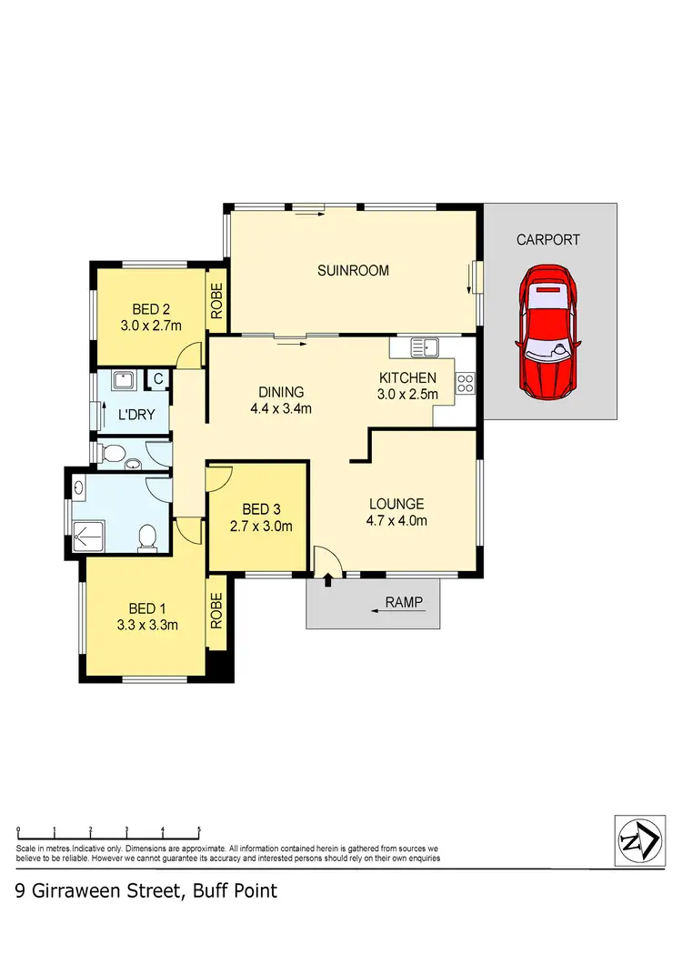 Floorplan of Homely house listing, 9 Girraween Street, Buff Point NSW 2262