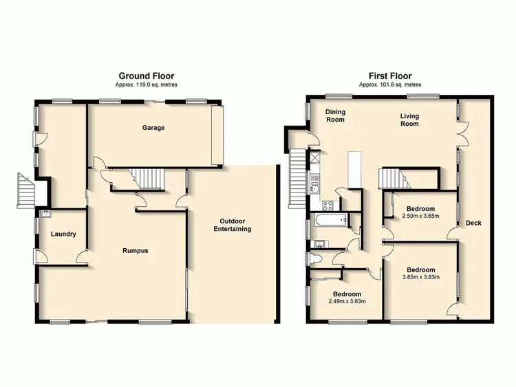 Floorplan of Homely house listing, 8 Gordon Road, Ferny Hills QLD 4055