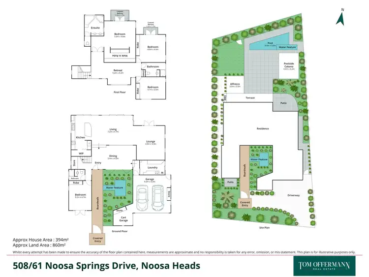 Floorplan of Homely house listing, 508/61 Noosa Springs Drive, Noosa Heads QLD 4567