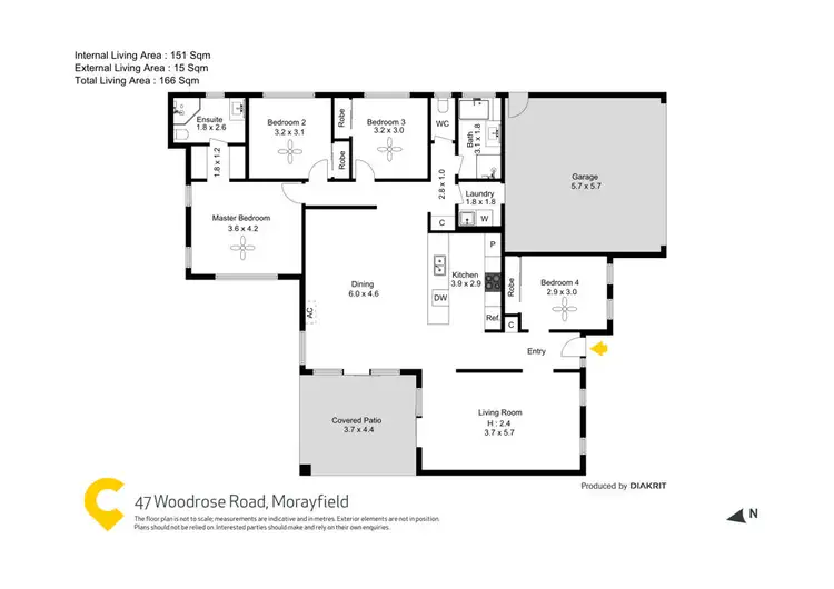 Floorplan of Homely house listing, 47 Woodrose Road, Morayfield QLD 4506