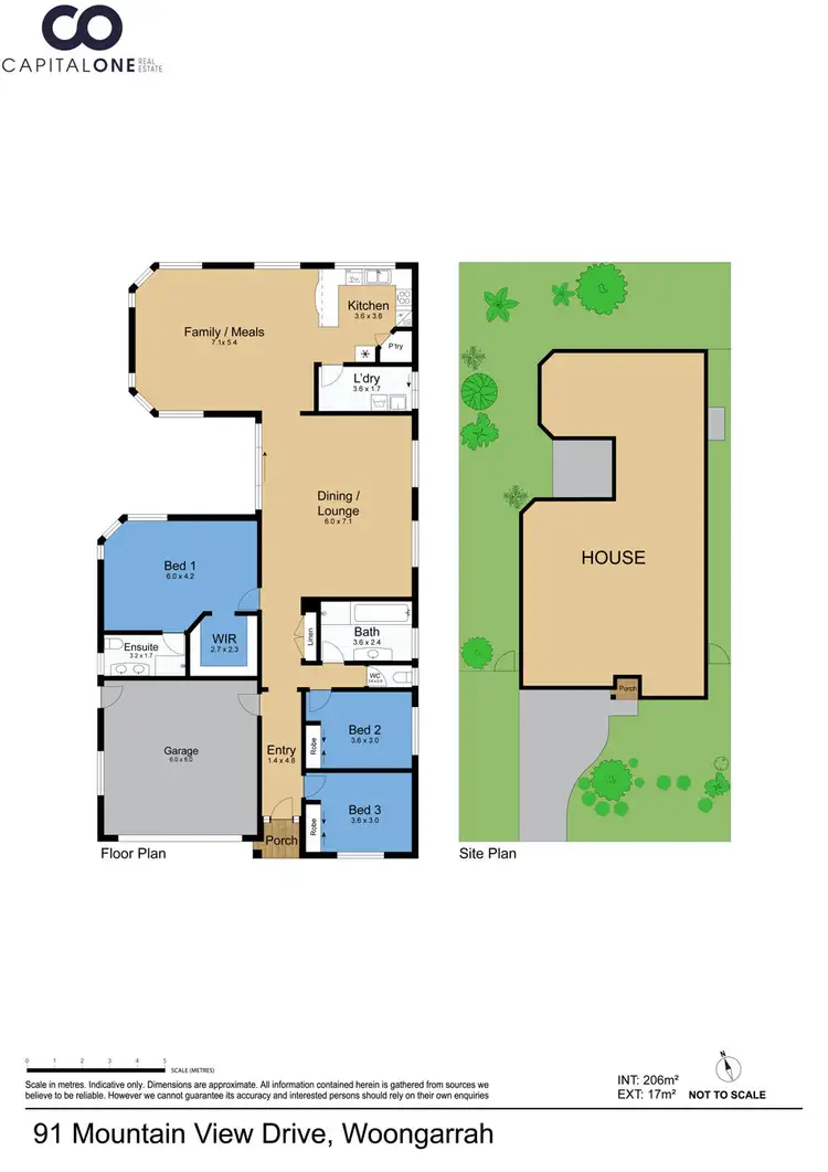 Floorplan of Homely house listing, 91 Mountain View Drive, Woongarrah NSW 2259
