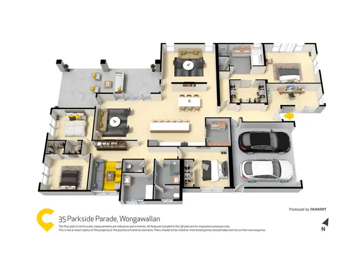 Floorplan of Homely rural property listing, 35 Parkside Parade, Wongawallan QLD 4210