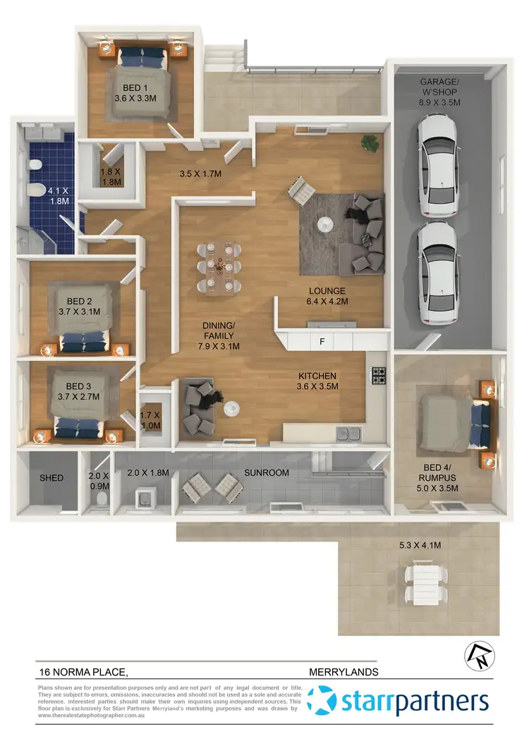 Floorplan of Homely house listing, 16 Norma Place, Merrylands NSW 2160
