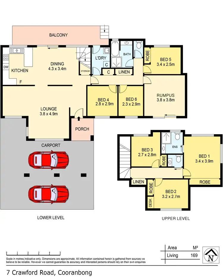 Floorplan of Homely house listing, 7 Crawford Road, Cooranbong NSW 2265