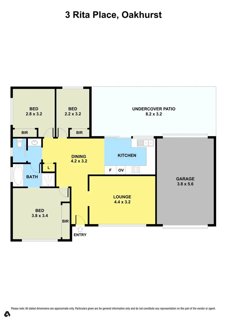 Floorplan of Homely house listing, 3 Rita Place, Oakhurst NSW 2761