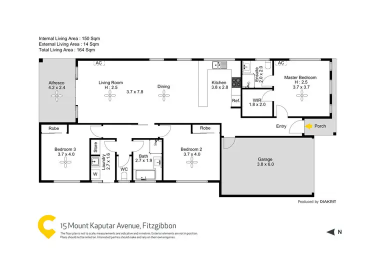Floorplan of Homely house listing, 15 Mount Kaputar Avenue, Fitzgibbon QLD 4018
