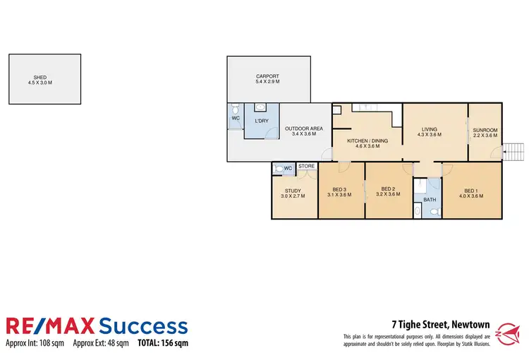 Floorplan of Homely house listing, 7 Tighe Street, Newtown QLD 4350