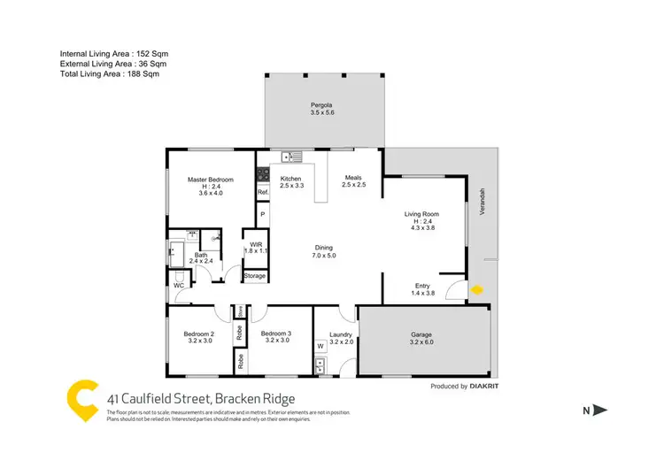 Floorplan of Homely house listing, 41 Caulfield Street, Bracken Ridge QLD 4017