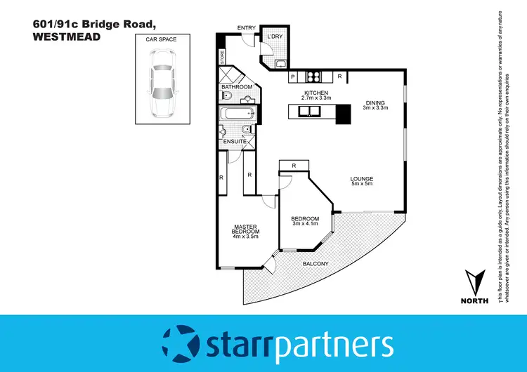 Floorplan of Homely unit listing, 601/91C Bridge Road, Westmead NSW 2145