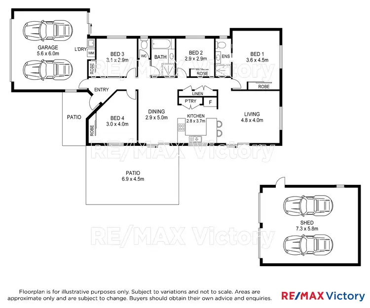 Floorplan of Homely house listing, 61 Parish Road, Caboolture QLD 4510