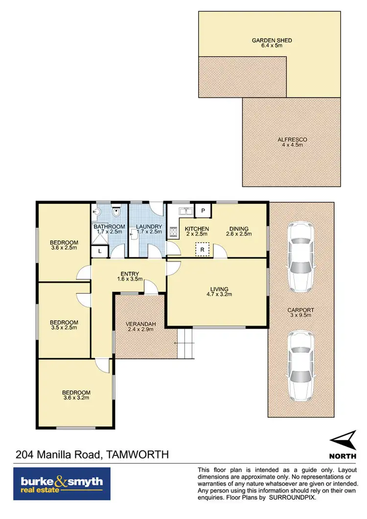 Floorplan of Homely house listing, 204 Manilla Road, Tamworth NSW 2340