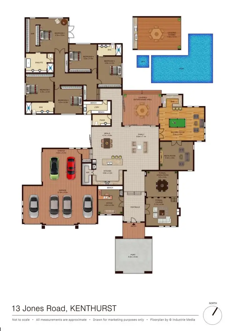 Floorplan of Homely house listing, 13 Jones Road, Kenthurst NSW 2156
