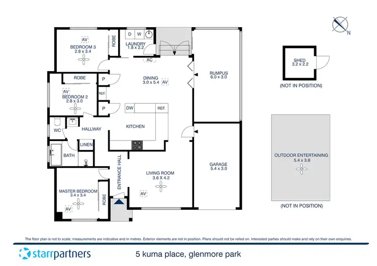 Floorplan of Homely house listing, 5 Kuma Place, Glenmore Park NSW 2745