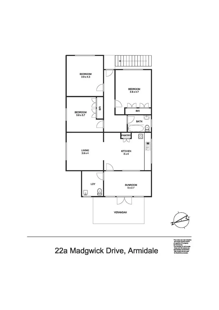 Floorplan of Homely house listing, 22a Madgwick Drive, Armidale NSW 2350