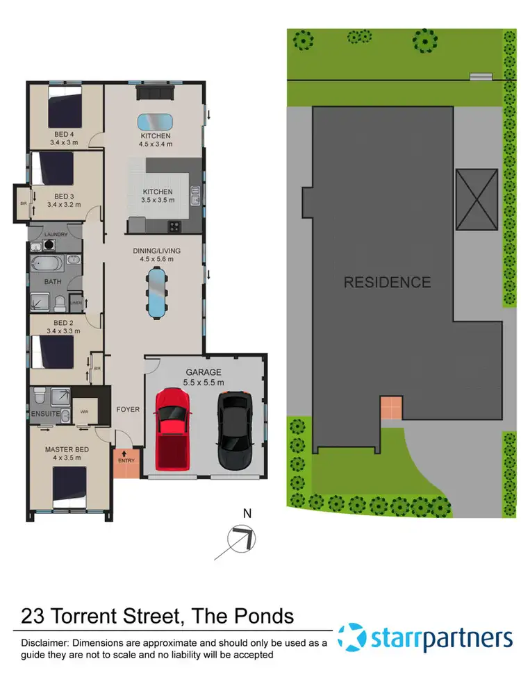 Floorplan of Homely house listing, 23 Torrent Street, The Ponds NSW 2769