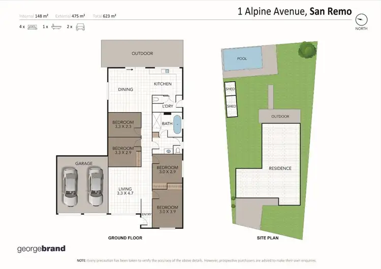 Floorplan of Homely house listing, Address available on request