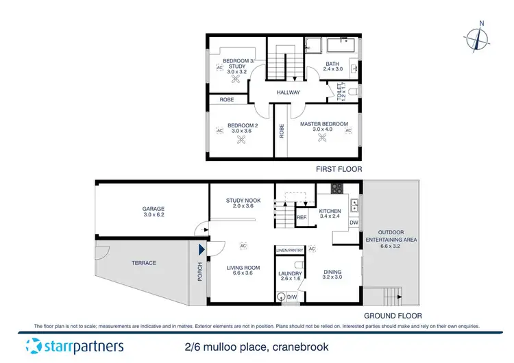 Floorplan of Homely semi-detached listing, 2/6 Mulloo Place, Cranebrook NSW 2749