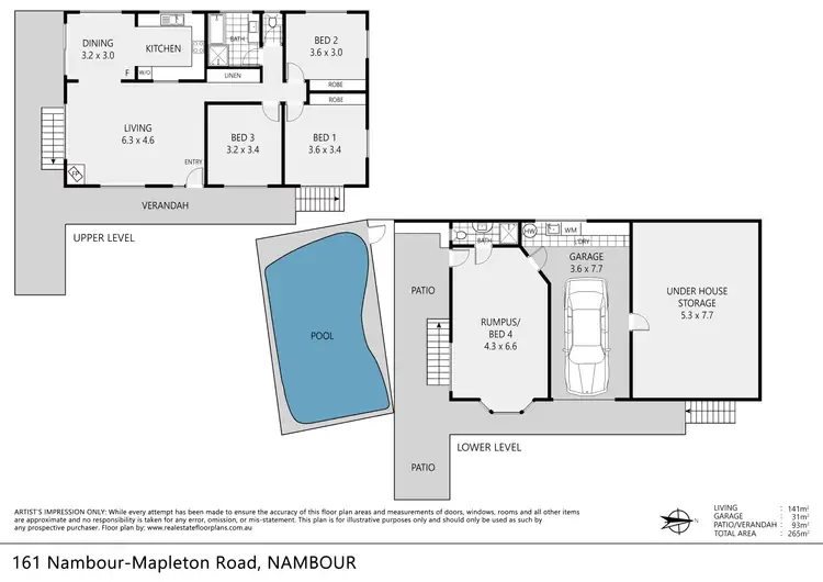 Floorplan of Homely house listing, 161 Nambour Mapleton Rd, Nambour QLD 4560