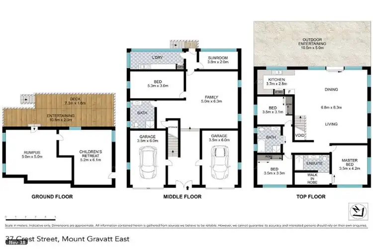 Floorplan of Homely house listing, 37 Crest Street , QLD, 4122, Mount Gravatt East QLD 4122