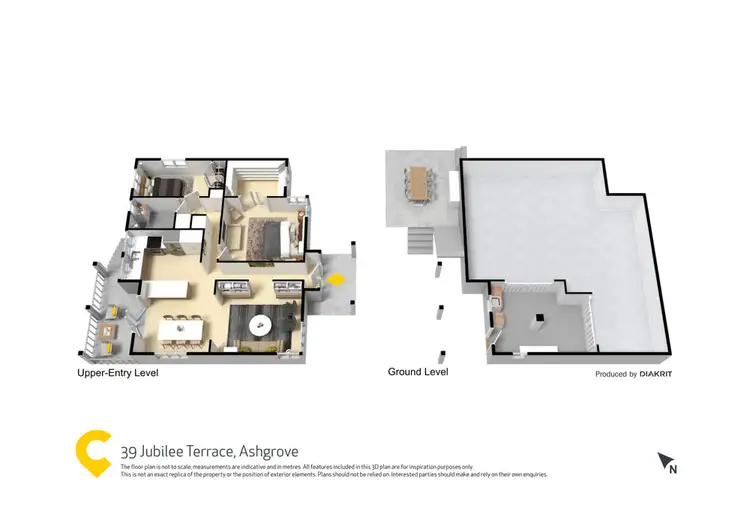 Floorplan of Homely house listing, 39 Jubilee Terrace, Ashgrove QLD 4060