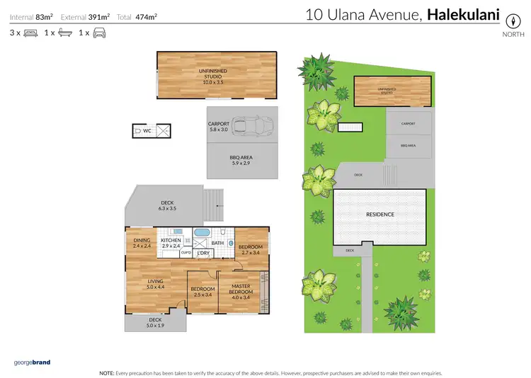 Floorplan of Homely house listing, 10 Ulana Avenue, Halekulani NSW 2262